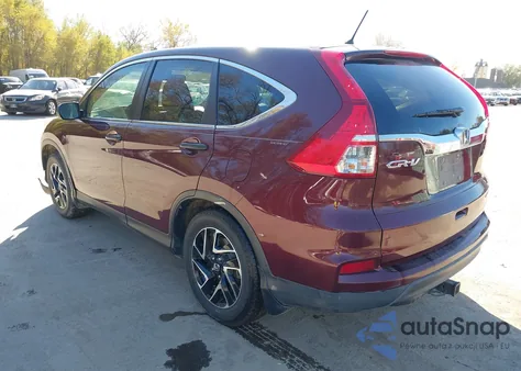 2016 Honda Cr-V Se из США, поврежденный, VIN 5J6RM3H48GL026238